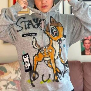 Guernika Japanese Stay Punk Bambi Hoodie Sweatshirt